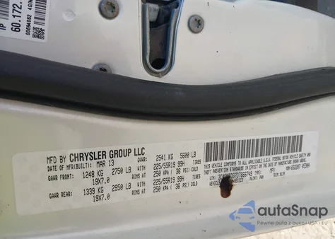 2013 Dodge Journey Crew from USA, damaged, VIN 3C4PDDDG7DT666749